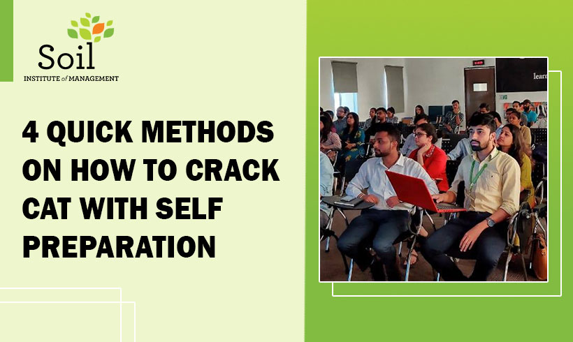 4 quick methods on how to crack CAT with self preparation