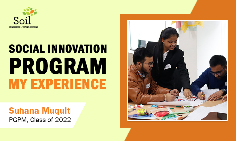Social Innovation Program – My Experience
