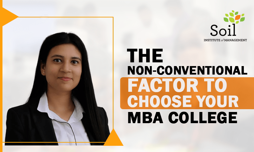 The non-conventional factor to choose your MBA college