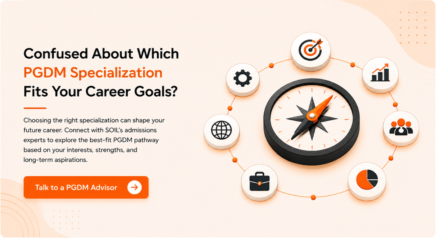 career opportunities after different PGDM specializations
