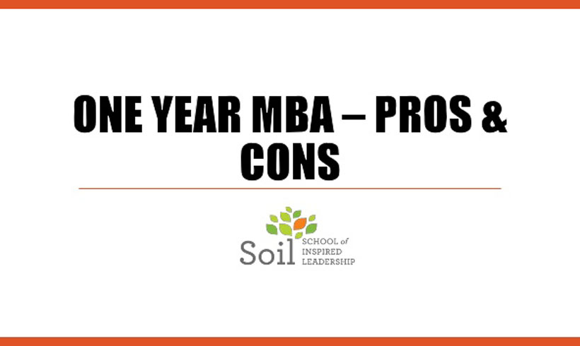One Year MBA in India