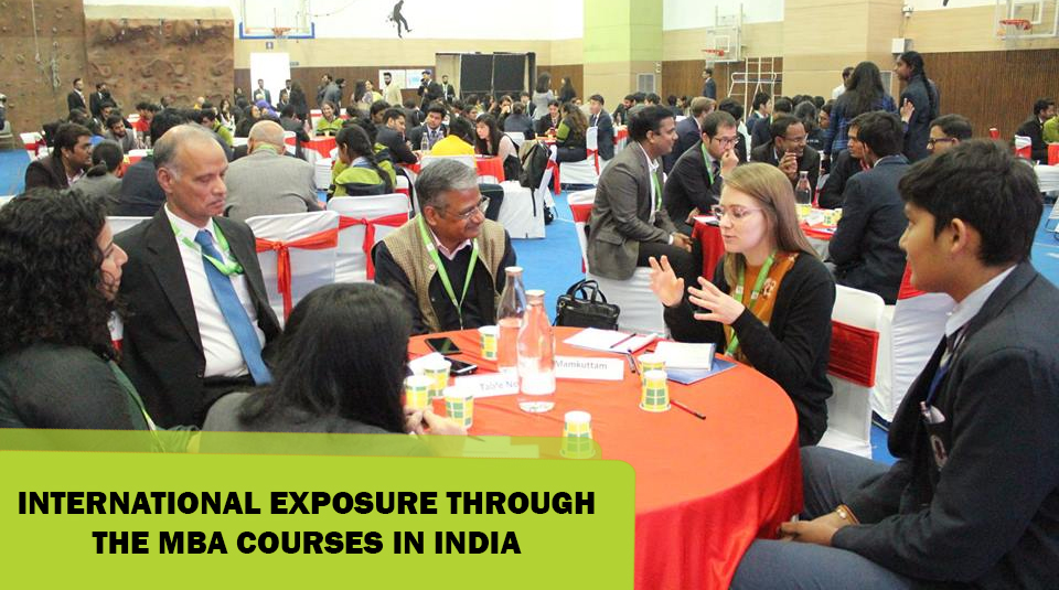 International Exposure through the MBA courses in India