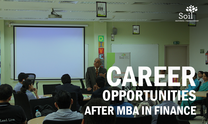 Career Opportunities after MBA in Finance