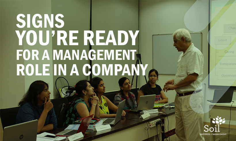 Signs you're ready for a management role in a company