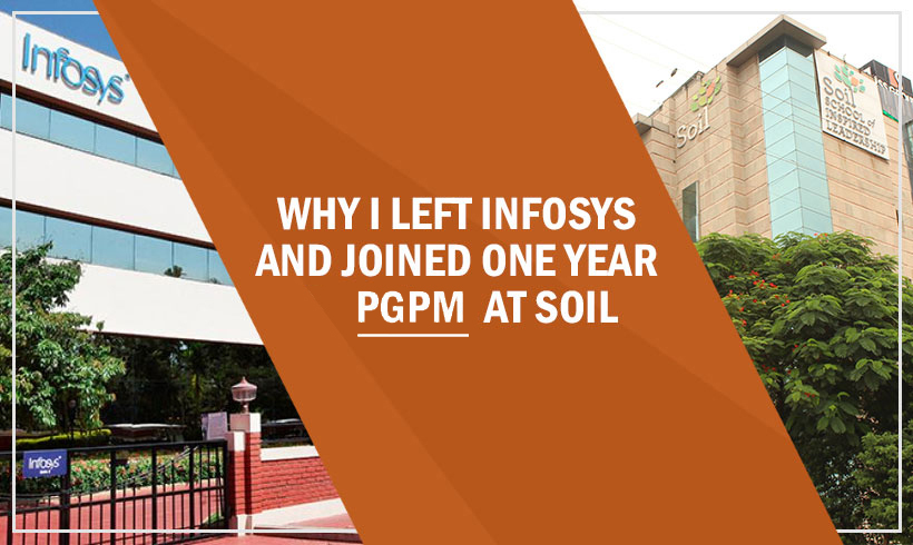 I Left Infosys To Join One of the top MBA colleges in India