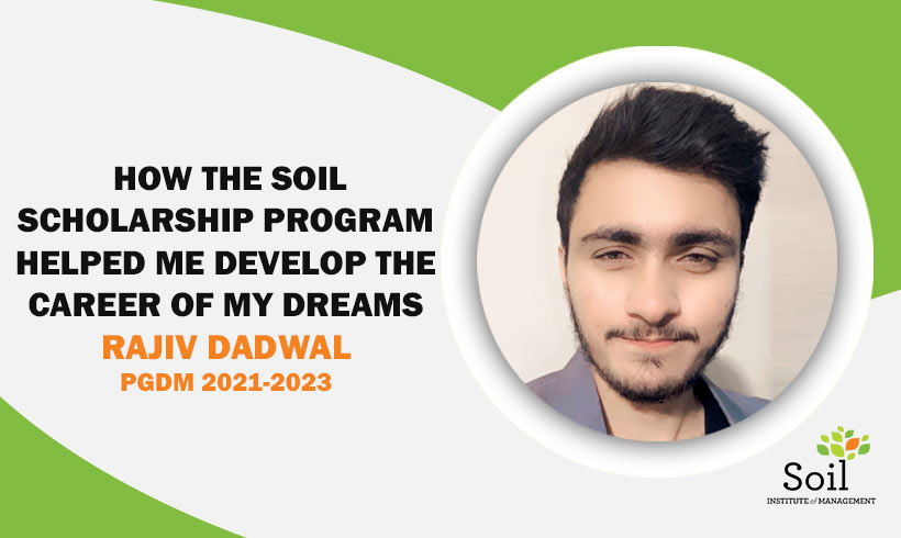 How the SOIL scholarship program helped me develop the career of my dreams.