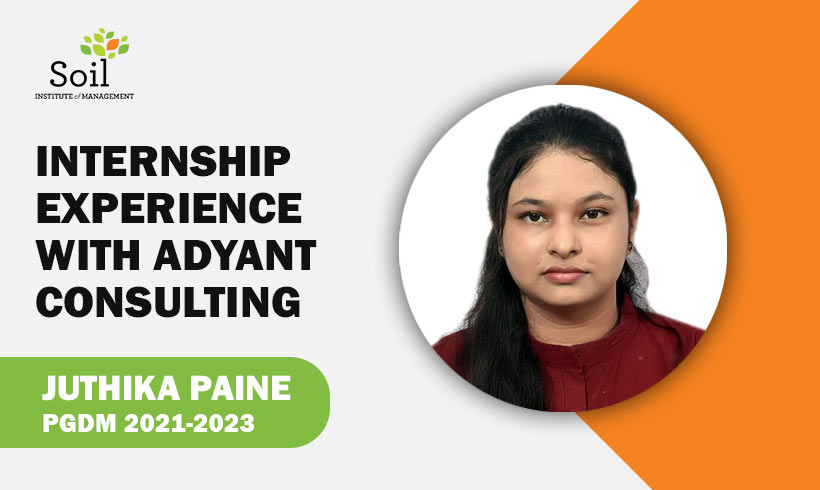 Internship experience with Adyant consulting