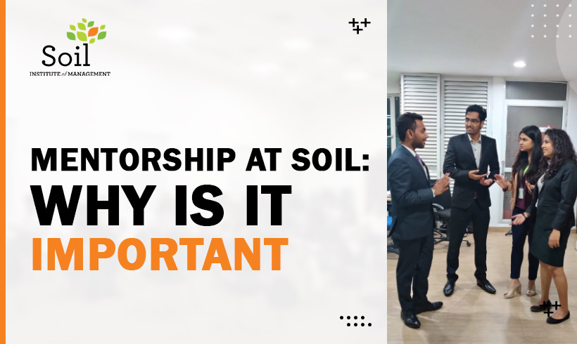 Mentorship at SOIL: Why is it Important