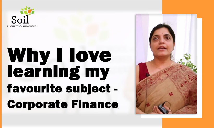Why I love learning my favourite subject - Corporate Finance