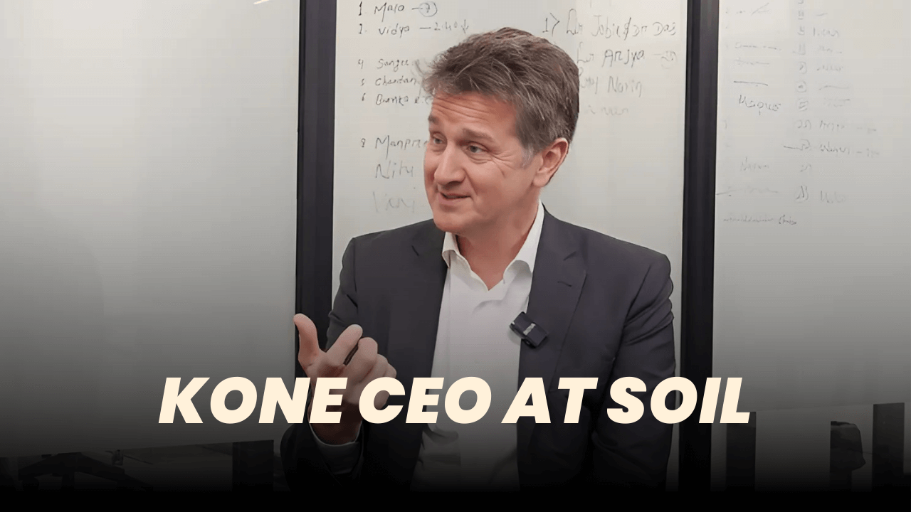 KONE GLOBAL CEO AT SOIL – LEADING WITH INNOVATION