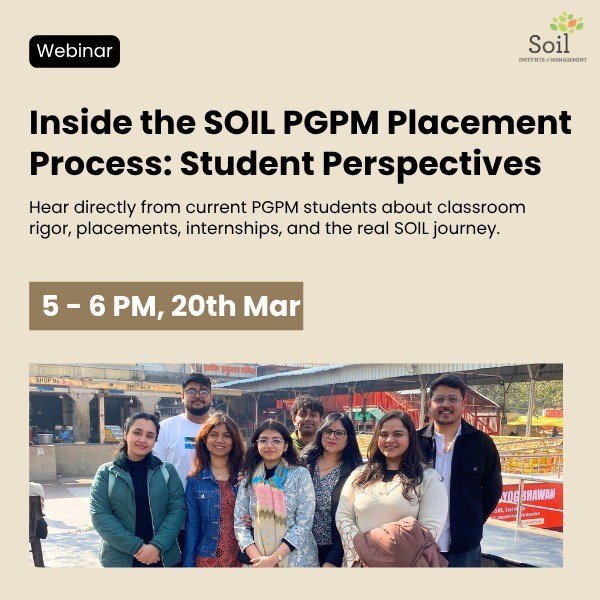 Inside the SOIL PGPM Placement Process: Student Perspectives