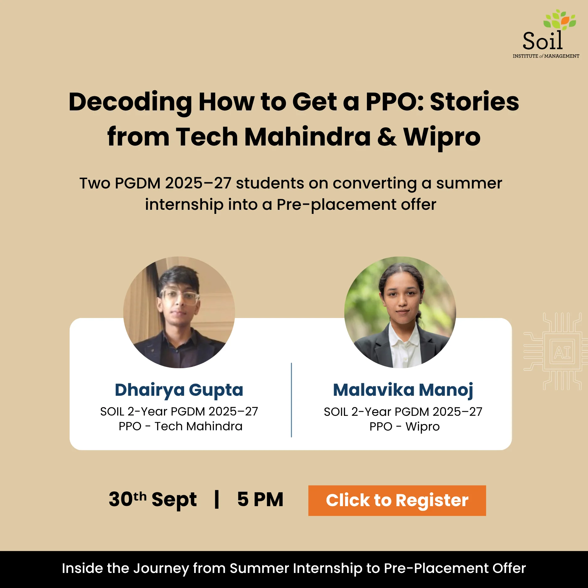 Webinar - Decoding How to Get a PPO: Stories from Tech Mahindra & Wipro