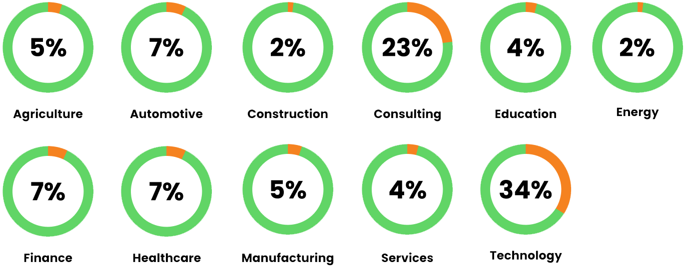 Industry wise Participation (2024)